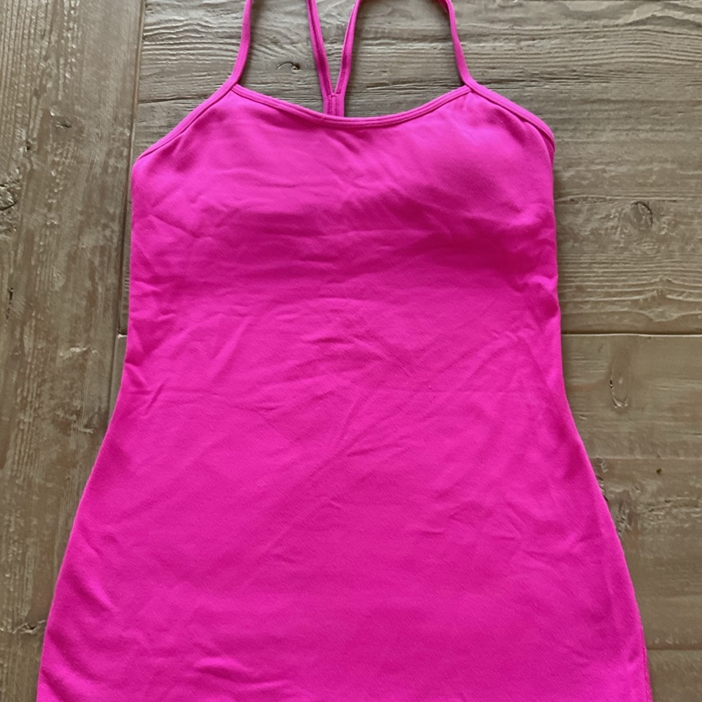 Lululemon Power Y Tank Hot Pink Size 4